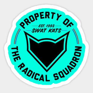 Cartoon Swat Kats Sticker